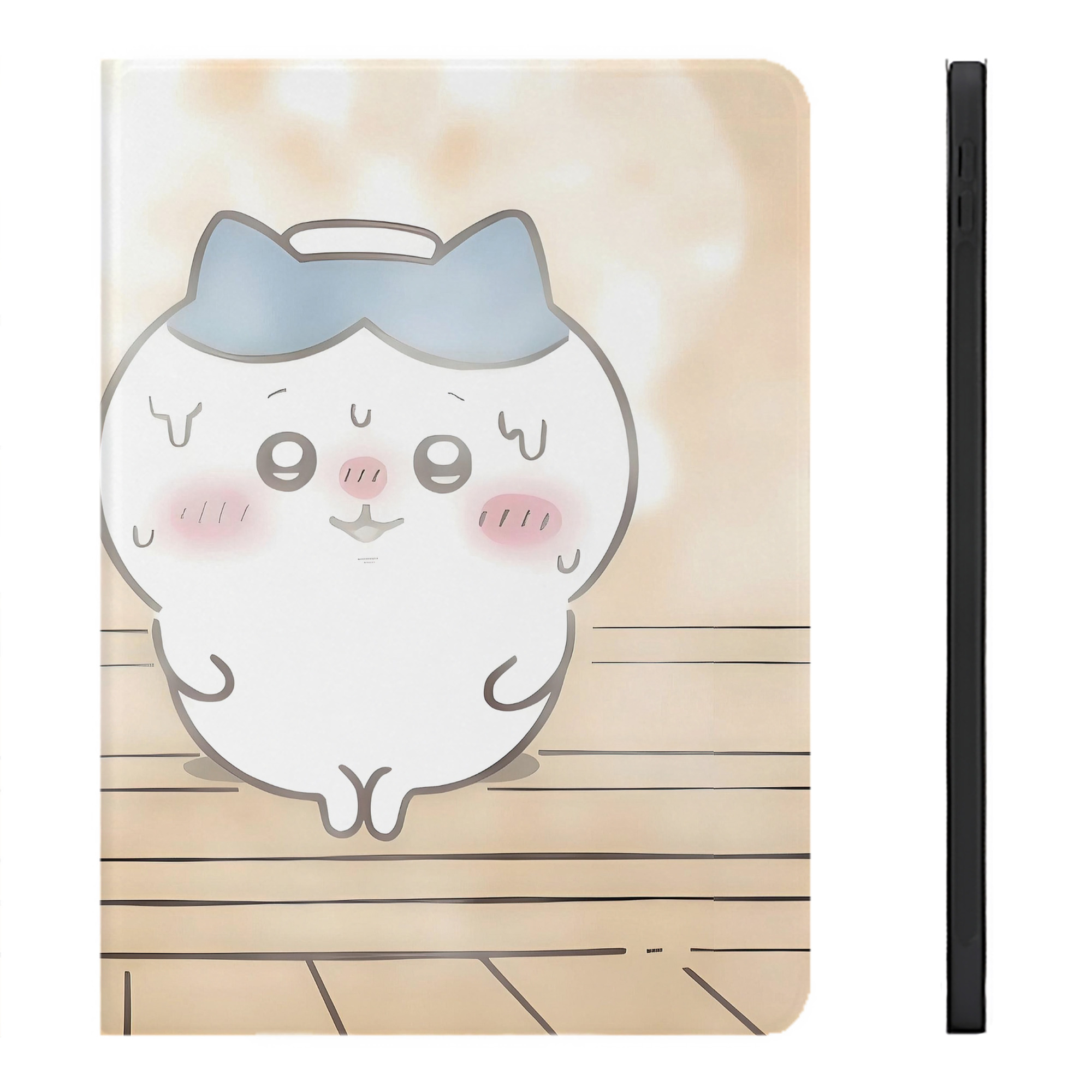 （画像用） ちいかわ Chii-kawa IPadケース ペンホルダー付き ブックスタイルデザイン
